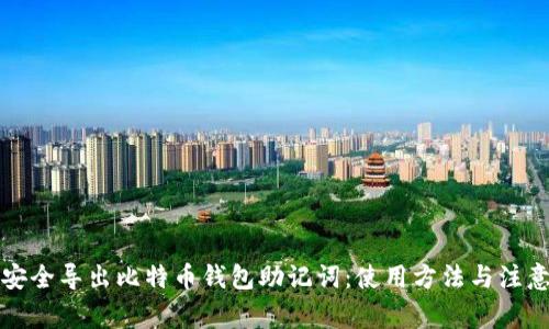 如何安全导出比特币钱包助记词：使用方法与注意事项