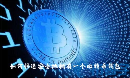 如何快速安全地拥有一个比特币钱包